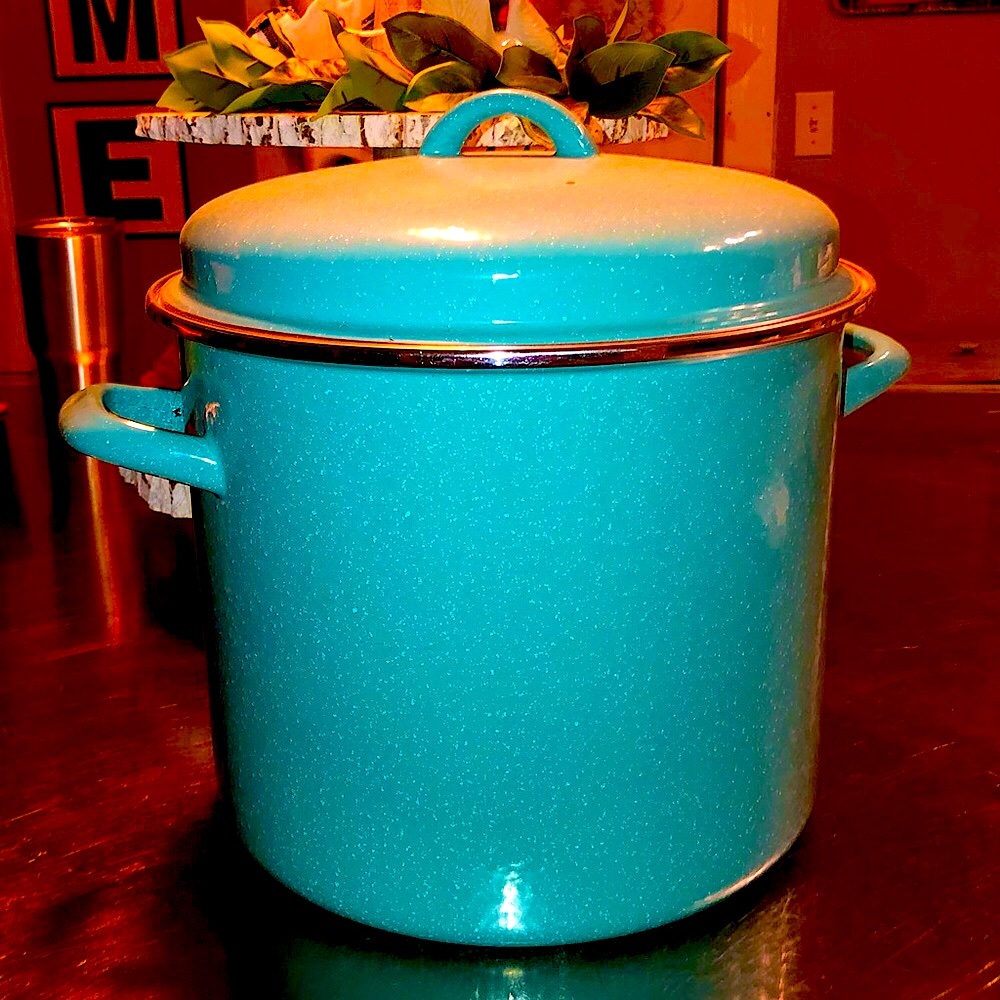 RARE❗️NEW PIONEER WOMAN TURQUOISE STOCKPOT